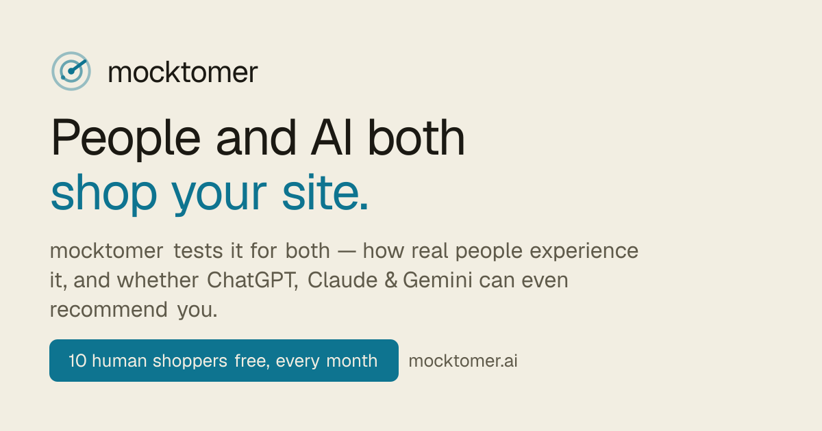mocktomer preview